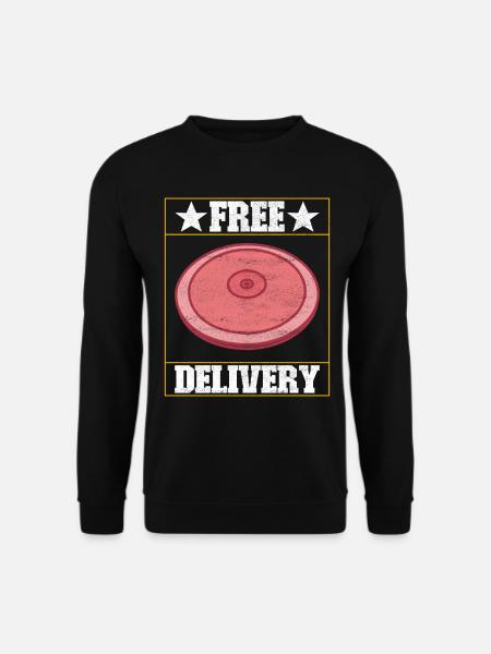 Diskuswerfer Diskuswerfen - Unisex Pullover - Schwarz