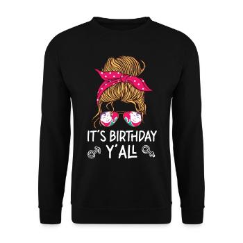 Nurse Midwife Birth Worker - Unisex Sweatshirt - black - Front - Alina (178cm) & Michal (187cm)