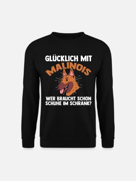Belgischer Schäferhund Hund Malinois - Unisex Pullover - Schwarz