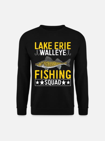 Walleye Fishing Angler - Unisex Sweatshirt - black