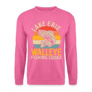 Walleye Fishing Angler - Unisex Sweatshirt - pink - Front