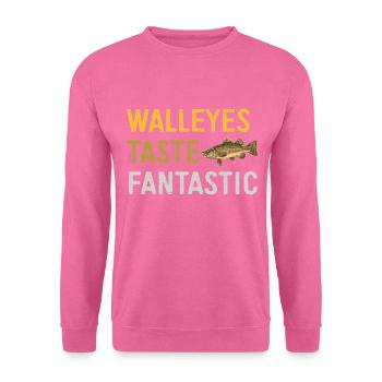 Walleye Fishing Angler - Unisex Sweatshirt - pink - Front