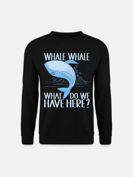 Whales Whale - Unisex Sweatshirt - black