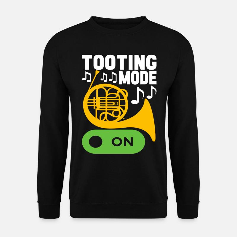 Horn Brass Instrument - Unisex Sweatshirt - black