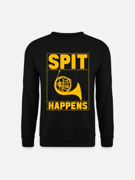 Horn Brass Instrument - Unisex Sweatshirt - black