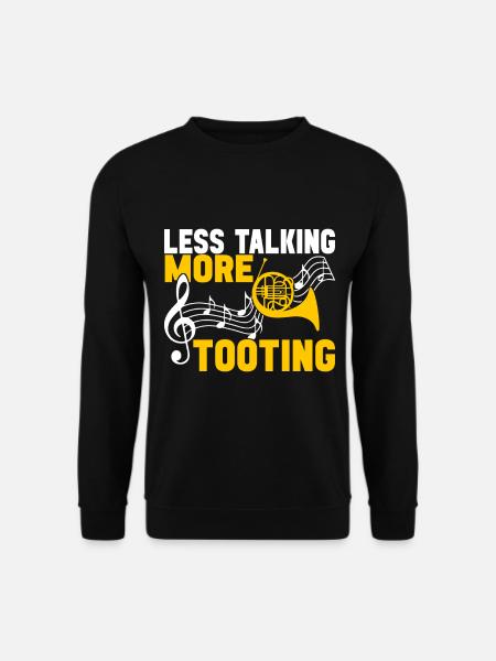 Horn Brass Instrument - Unisex Sweatshirt - black