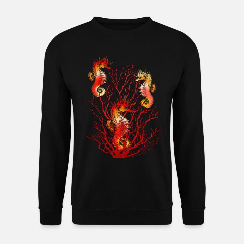 Seepferdchen - Unisex Pullover - Schwarz