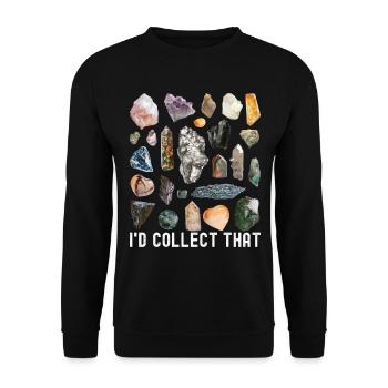 Geologist Geology - Unisex Sweatshirt - black - Front - Alina (178cm) & Michal (187cm)