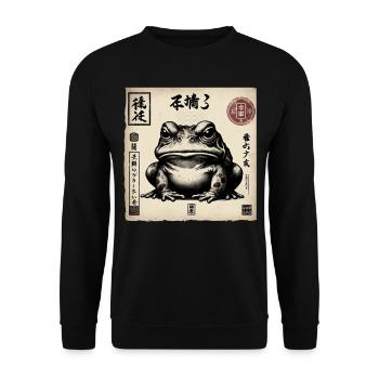 Classic Silhouette Animal Lover Pet Owner - Unisex Sweatshirt - black - Front - Alina (178cm) & Michal (187cm)