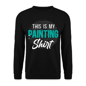 House Painter Decorator This Is My - Unisex Pullover - Schwarz - Vorne - Alina (178cm) & Michal (187cm)