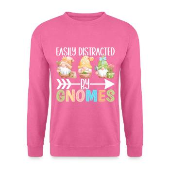 Garden Gnomes Gardening - Unisex Sweatshirt - pink - Front