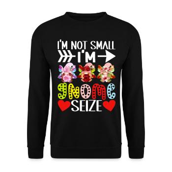 Nains de jardin Jardinage - Sweat-shirt Unisexe - noir - Devant - Alina (178cm) & Michal (187cm)