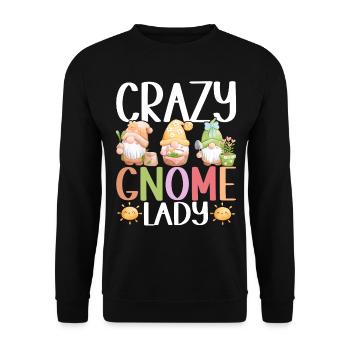 Nains de jardin Jardinage - Sweat-shirt Unisexe - noir - Devant - Alina (178cm) & Michal (187cm)
