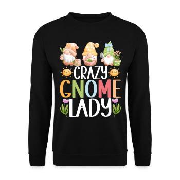 Nains de jardin Jardinage - Sweat-shirt Unisexe - noir - Devant - Alina (178cm) & Michal (187cm)