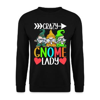 Nains de jardin Jardinage - Sweat-shirt Unisexe - noir - Devant - Alina (178cm) & Michal (187cm)