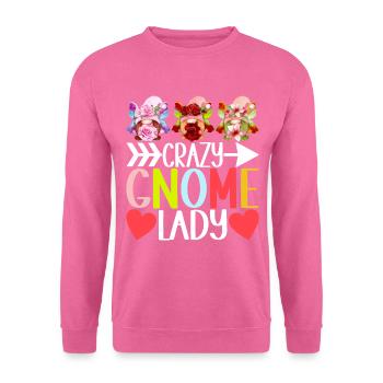 Gartenzwerge Gartenarbeit - Unisex Pullover - Pink - Vorne