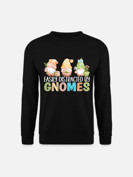 Gartenzwerge Gartenarbeit - Unisex Pullover - Schwarz