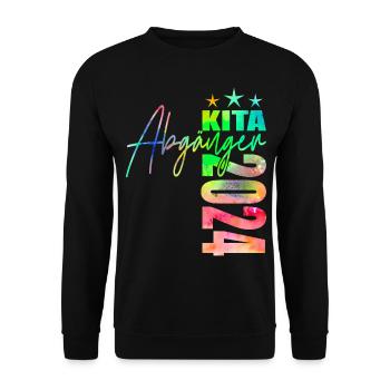 Kita Abgänger 2024 - Unisex Pullover - Schwarz - Vorne - Alina (178cm) & Michal (187cm)