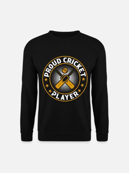 Cricketing Cricket Game - Proud Cricket Player - Unisex Sweatshirt - black