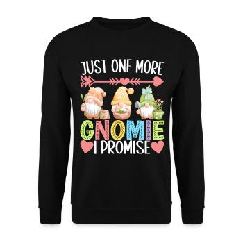 Nains de jardin Jardinage - Sweat-shirt Unisexe - noir - Devant - Alina (178cm) & Michal (187cm)