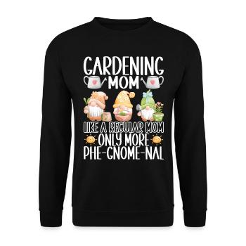 Nains de jardin Jardinage - Sweat-shirt Unisexe - noir - Devant - Alina (178cm) & Michal (187cm)