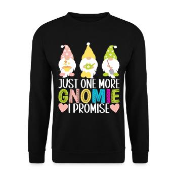 Nains de jardin Jardinage - Sweat-shirt Unisexe - noir - Devant - Alina (178cm) & Michal (187cm)