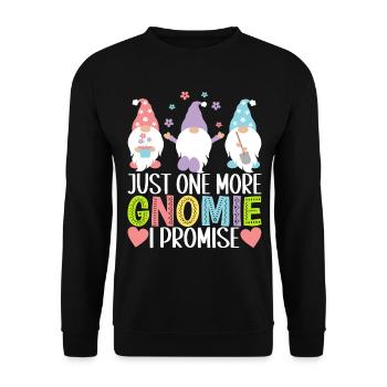 Nains de jardin Jardinage - Sweat-shirt Unisexe - noir - Devant - Alina (178cm) & Michal (187cm)