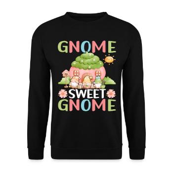 Nains de jardin Jardinage - Sweat-shirt Unisexe - noir - Devant - Alina (178cm) & Michal (187cm)