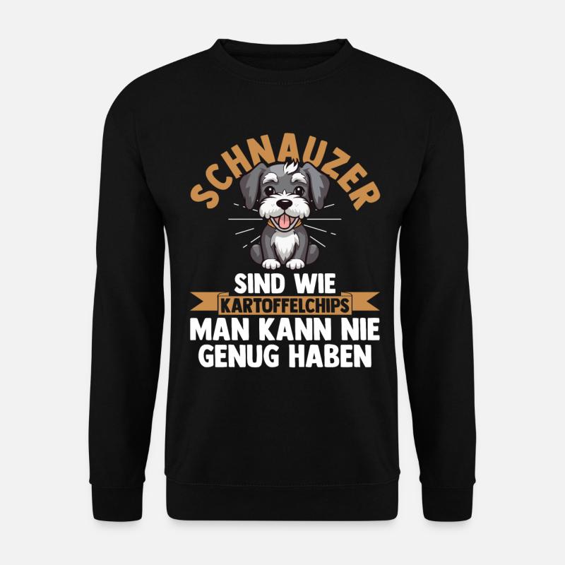 Schnauzer géant Schnauzer chien - Sweat-shirt Unisexe - noir