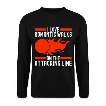Ballon chasseur Ballon chasseur - Sweat-shirt Unisexe - noir - Devant - Alina (178cm) & Michal (187cm)