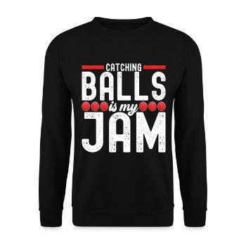 Ballon chasseur Ballon chasseur - Sweat-shirt Unisexe - noir - Devant - Alina (178cm) & Michal (187cm)