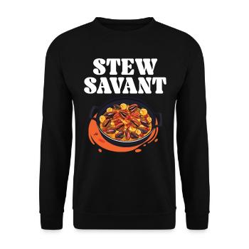 Cioppino Lover Foodie Nourriture Mer Américaine - Sweat-shirt Unisexe - noir - Devant - Alina (178cm) & Michal (187cm)