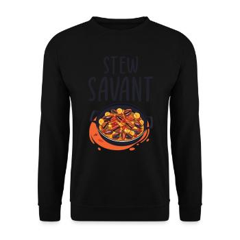 Cioppino Lover Foodie Nourriture Mer Américaine - Sweat-shirt Unisexe - noir - Devant - Alina (178cm) & Michal (187cm)