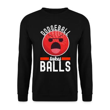 Ballon chasseur Ballon chasseur - Sweat-shirt Unisexe - noir - Devant - Alina (178cm) & Michal (187cm)