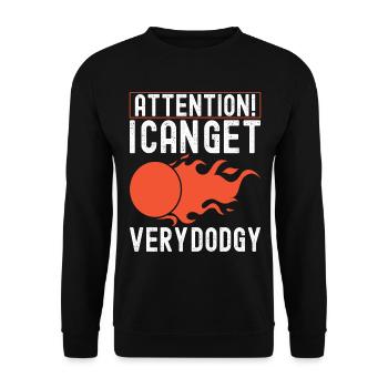 Ballon chasseur Ballon chasseur - Sweat-shirt Unisexe - noir - Devant - Alina (178cm) & Michal (187cm)