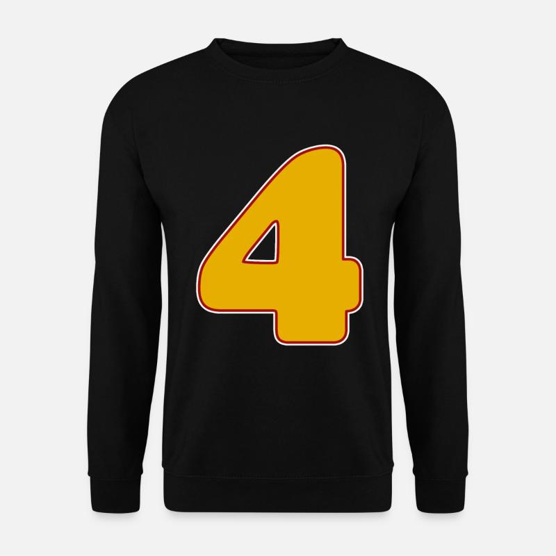 4 - Four - Unisex Sweatshirt - black