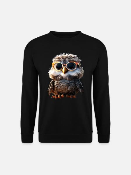 Owl Barn Owl Gift Owl Owl Owl Cute Owls - Unisex Sweatshirt - black
