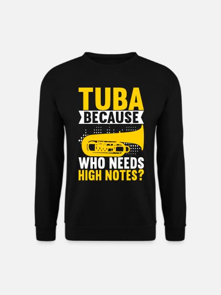 Tuba Tubist - Unisex Pullover - Schwarz