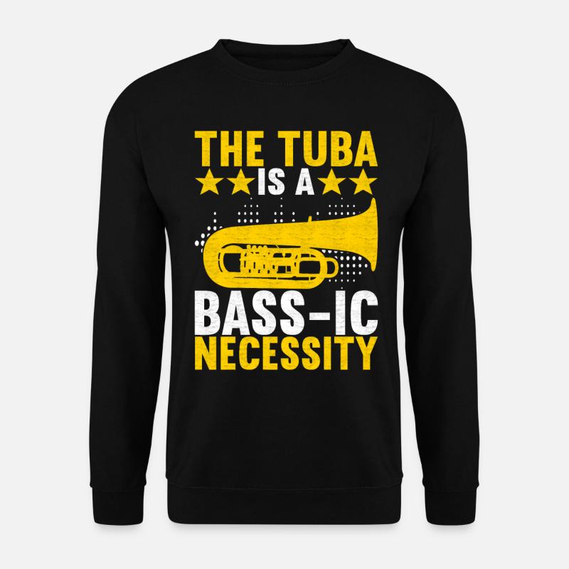 Tuba Tubist - Unisex Pullover - Schwarz