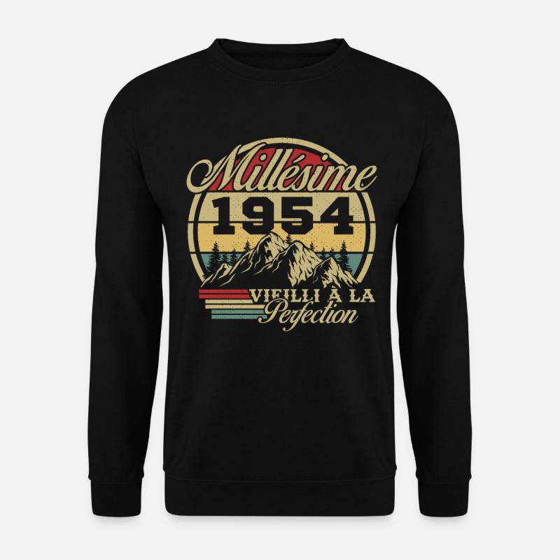 Jahrgang 1954 - Unisex Pullover - Schwarz