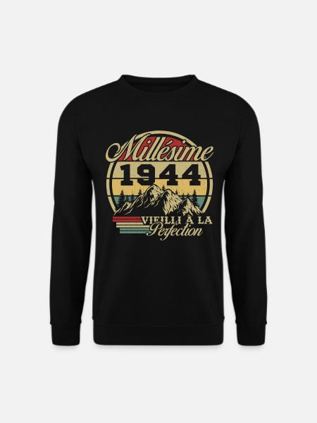 Millésime 1944 - Sweat-shirt Unisexe - noir