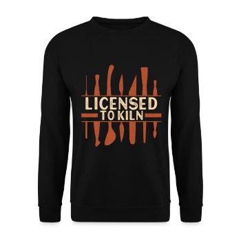 Töpfern Töpfer - Unisex Pullover - Schwarz - Vorne - Alina (178cm) & Michal (187cm)
