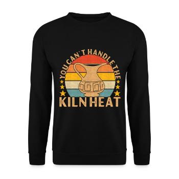 Töpfern Töpfer - Unisex Pullover - Schwarz - Vorne - Alina (178cm) & Michal (187cm)