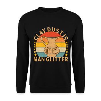 Töpfern Töpfer - Unisex Pullover - Schwarz - Vorne - Alina (178cm) & Michal (187cm)