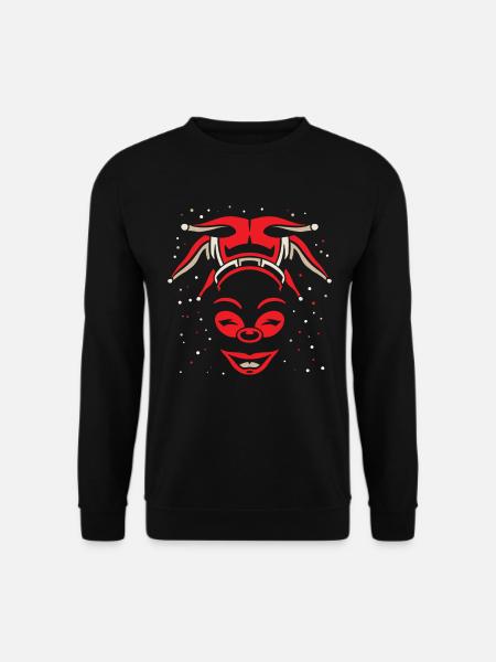 Karneval Clown - Unisex Pullover - Schwarz