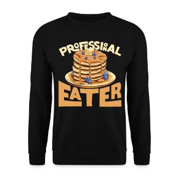Pancake Lover Kids Professional - Sweat-shirt Unisexe - noir - Devant - Alina (178cm) & Michal (187cm)