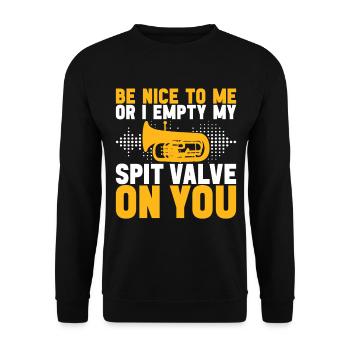 Euphonium Euphonium Player - Unisex Sweatshirt - black - Front - Alina (178cm) & Michal (187cm)