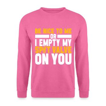 Euphonium Euphoniumspieler - Unisex Pullover - Pink - Vorne