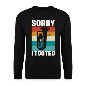 Euphonium Joueur d’euphonium - Sweat-shirt Unisexe - noir - Devant - Alina (178cm) & Michal (187cm)