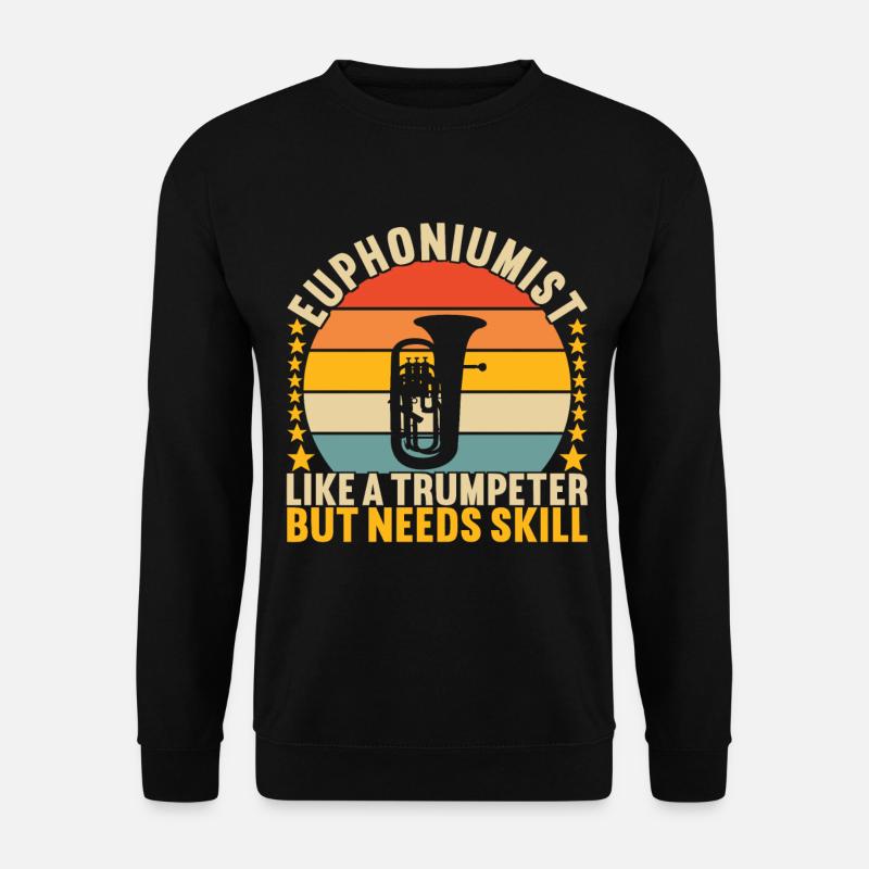 Euphonium Joueur d’euphonium - Sweat-shirt Unisexe - noir